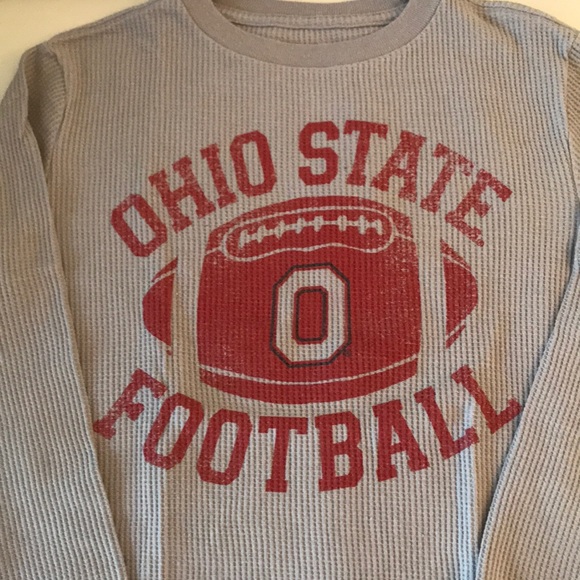 Ohio State boys gray thermal shirt Size M - Picture 2 of 5